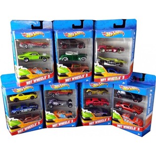 Mattel Hot Wheels Set di macchinine 3 pezzi