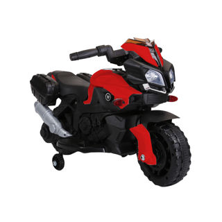 Moto Speed Rossa Con Sedile In Pelle 6v