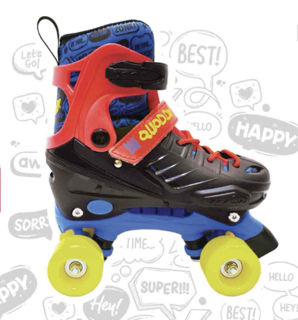 Pattini Quoddy Tg. 31-34 Boy -4 Ruote-