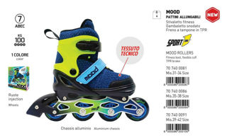 Pattini Allungabili "mood" 35-38 Boy