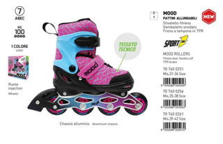 Pattini Allungabili "mood"  39-42 Girl