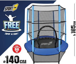 Tappeto Elastico "free" 140cm Con Rete