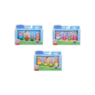 Peppa Pig Set 4 Personaggi Famiglia In 3 Assortimenti
