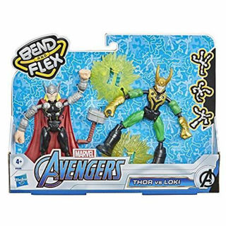 Thor Vs Loki Bend E Flex Set 2 Figures 15cm