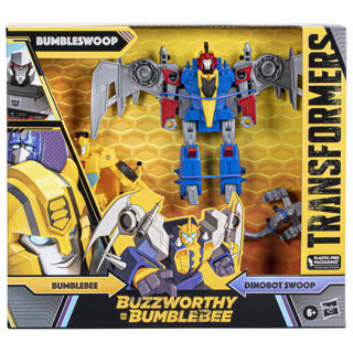 Transformers Buzzworthy Bumblebee Dino Swoop Combiner Bumbleswoop