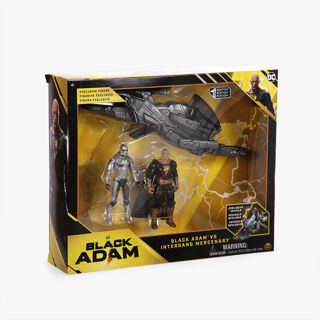 Black Adam Vs Intergang Mercenary Con Navicella