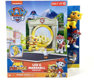 Cat Pack Leo & Marshall & Chickaletta Rescue Figure Set Nuovo