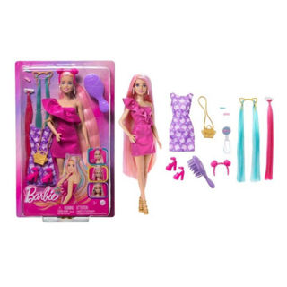 Barbie Hair Play Abito Rosa Jdc85 Wb6