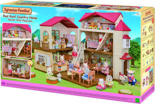 Sylvanian Families Casa A Un Piano Con Tetto Rosso E Luci