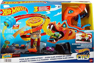 Hot Wheels City Attacco Del Cobra In Pizzeria