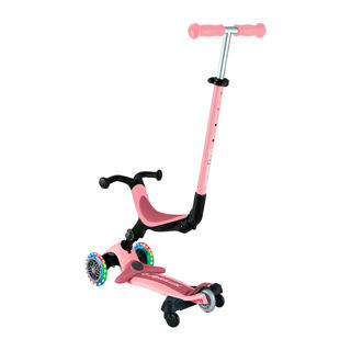 Globber Go Up Active Lights 360 - 3 In 1 kids Scooter Pink