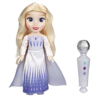 Disney Frozen Elsa Bambola Cantante 38 Cm Con Microfono Interattivo