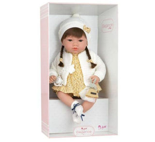 Arias - Bambola Aria Cm.40 Ride Con Treccine Morbido