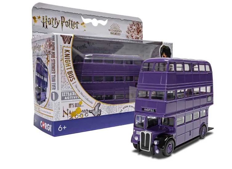 MODELLINO Corgi HARRY POTTER TRIPLE DECKER KNIGHT BUS THE PRISONER OF AZKABAN 1:76 MODEL SCALE CC99726 250506