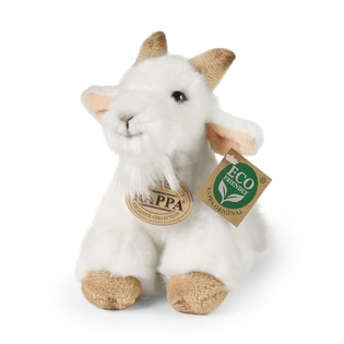 Capra in peluche seduta 16 cm ECO-FRIENDLY