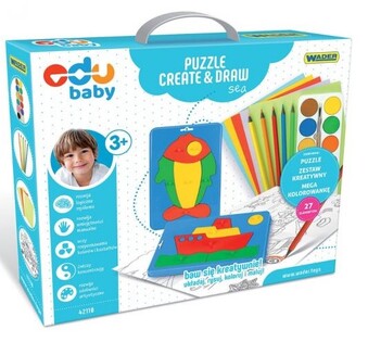 Wader Puzzle Crea e disegna - Altro