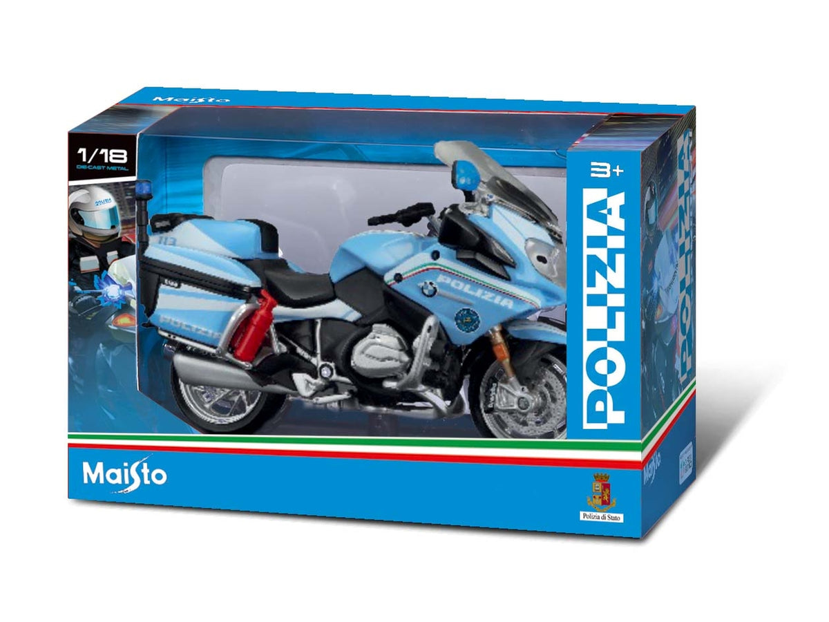 Maisto Collezione auto scala 1:18 - BMW R 1200 RT - Polizia di Stato