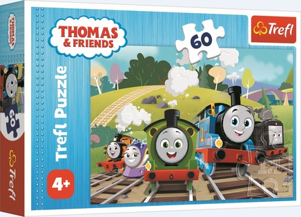 Colpisci il puzzle da 60 pezzi: Tom in viaggio / Thomas e i suoi amici