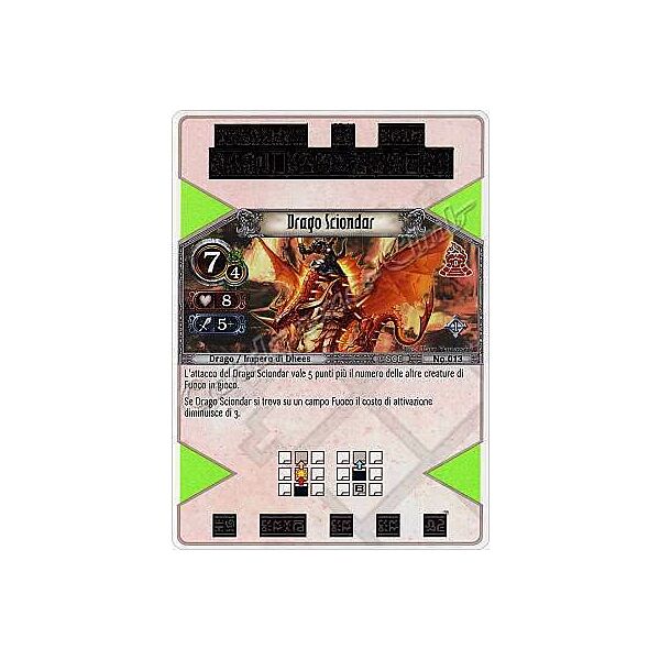 013 Drago Sciondar rara -NEAR MINT-
