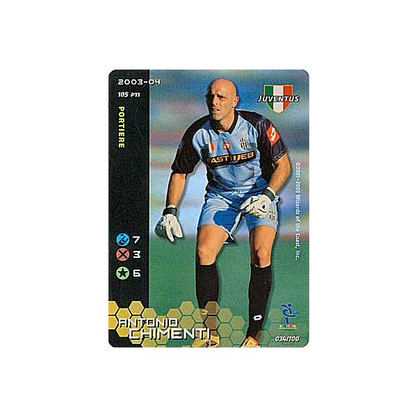 034/100 Antonio Chimenti rara foil -NEAR MINT-