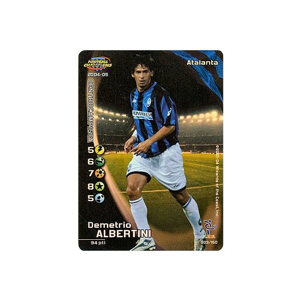 003/150 Demetrio Albertini rara foil -NEAR MINT-