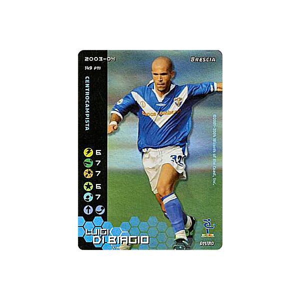 011/80 Luigi Di Biagio rara foil -NEAR MINT-