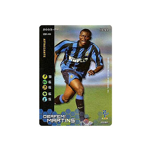 021/80 Obafemi Martins rara foil -NEAR MINT-