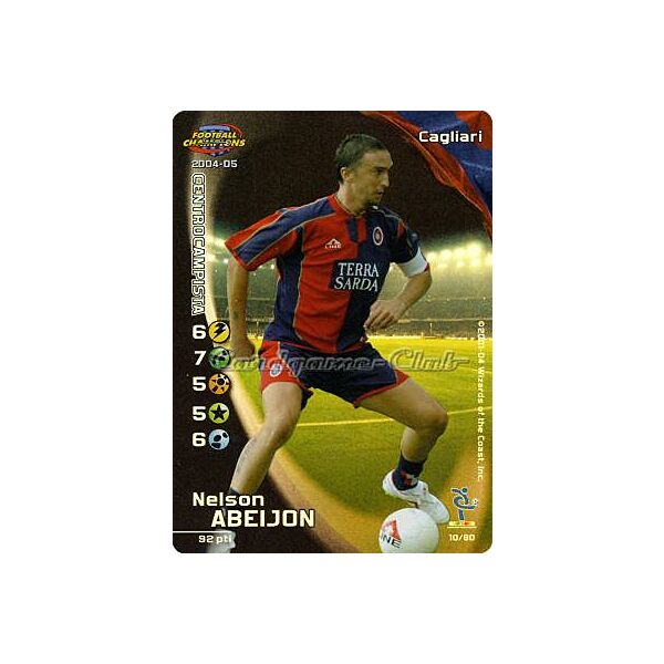010/80 Nelson Abeijon rara foil -NEAR MINT-