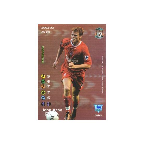 013/150 Jhon Arne Riise rara foil -NEAR MINT-