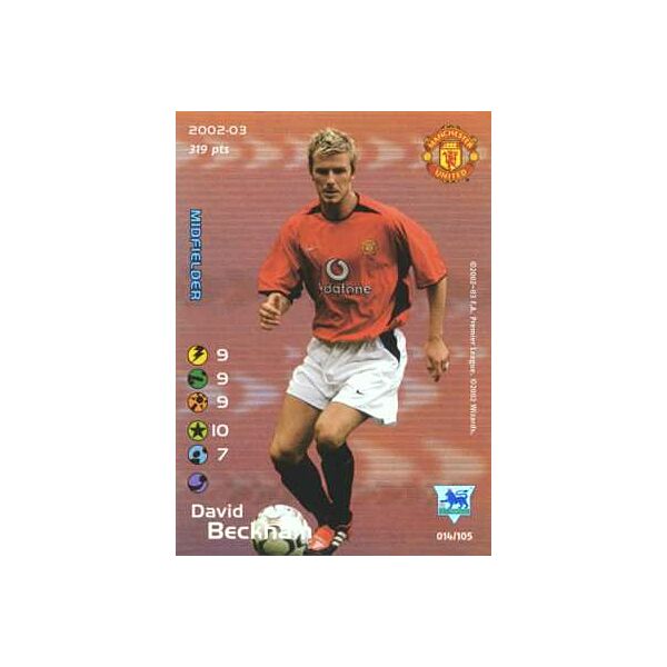 014/150 David Beckam rara foil -NEAR MINT-