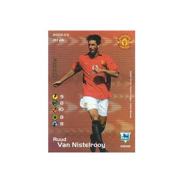 018/150 Ruud Van Nistelrooy rara foil -NEAR MINT-