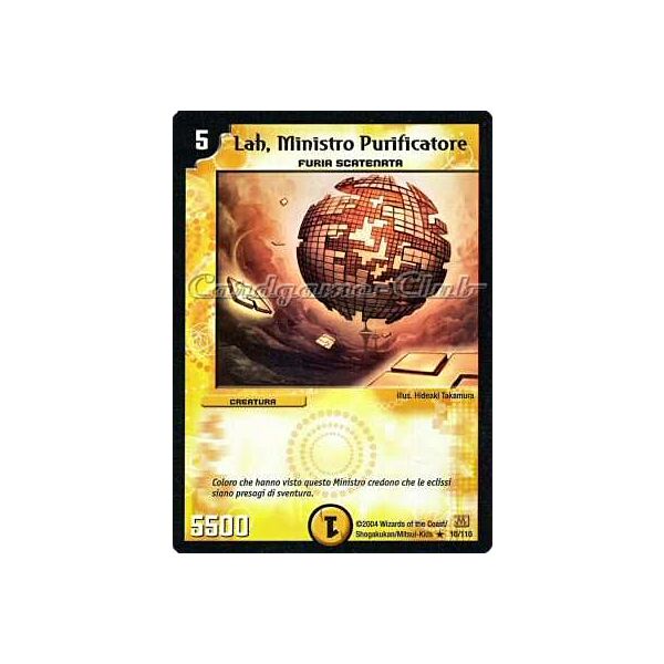 DM-01 010/110 Lah, Ministro Purificatore rara -NEAR MINT-