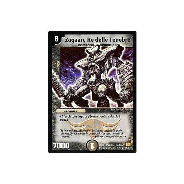 DM-01 S06/S10 Zagaan, Re delle Tenebre super rara foil -NEAR MINT-