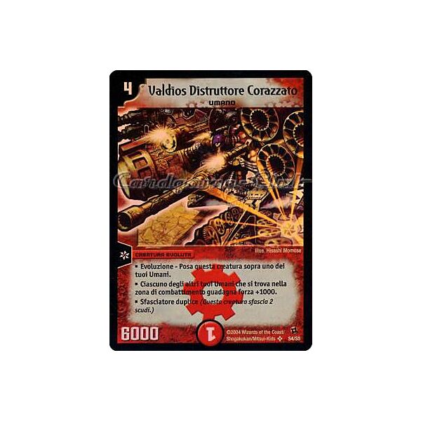 DM-02 Sterminatori Apocalittici S4/S5 Valdios Distruttore Corazzato super rara foil -NEAR MINT-