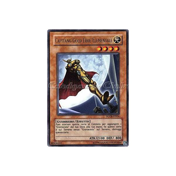 FOTB-IT014 Capitano Gold Eroe Elementale ultra rara Unlimited (IT) -NEAR MINT-