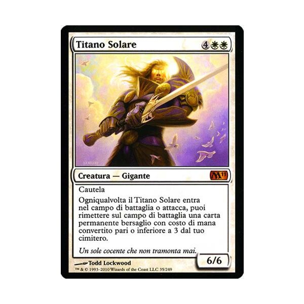 035 / 249 Titano Solare rara mitica (IT) -NEAR MINT-