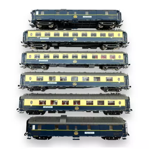 Set 6 veicoli Pullman "Edelweiss" - Trix 26470 - HO 1/87 - CIWL - EP II