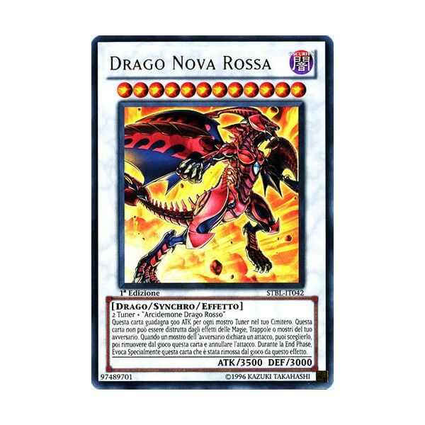STBL-IT042 Drago Nova Rossa ultra rara 1a Edizione (IT) -NEAR MINT-