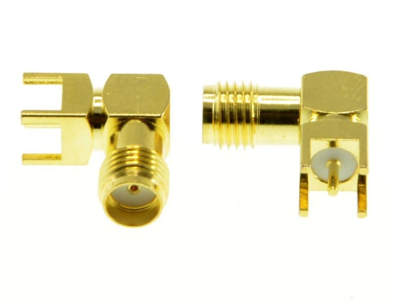 2pcs Right Angle L Type Solder for PCB Board Mount Connector