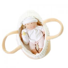 Bambola di Stoffa Baby in Culla