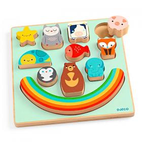 Djeco Puzzle Puzz e Boom Rainbow