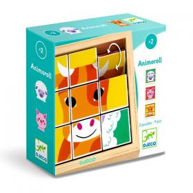 Djeco Cubotti di Legno Animoroll