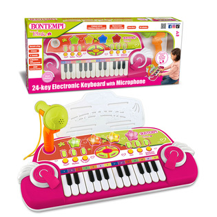 Bontempi Pianoforte elettronico rosa-verde