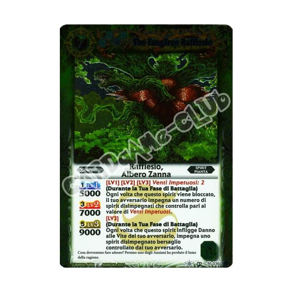 036 / 164 Rafflesio, Albero Zanna rara master (IT) -NEAR MINT-