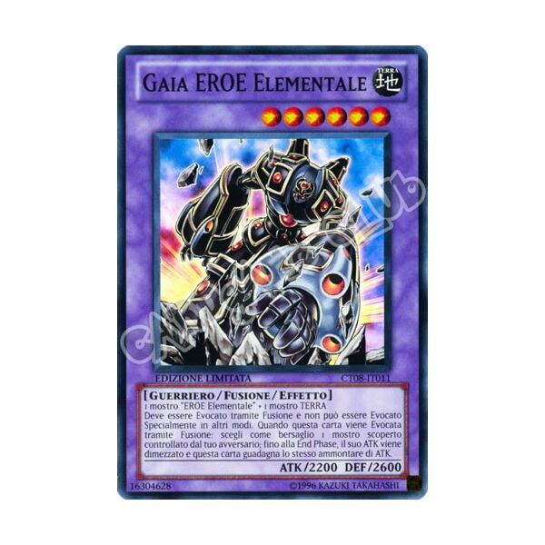 CT08-IT011 Gaia Eroe Elementale super rara Edizione Limitata (IT) -NEAR MINT-