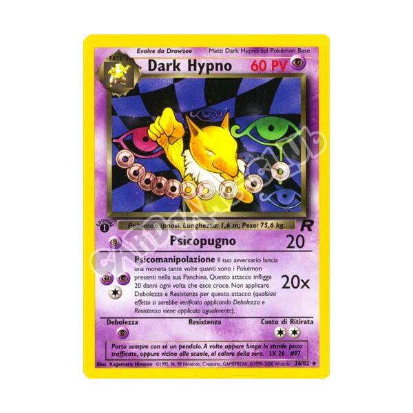 26 / 82 Dark Hypno rara 1a edizione (IT)  -GOOD-