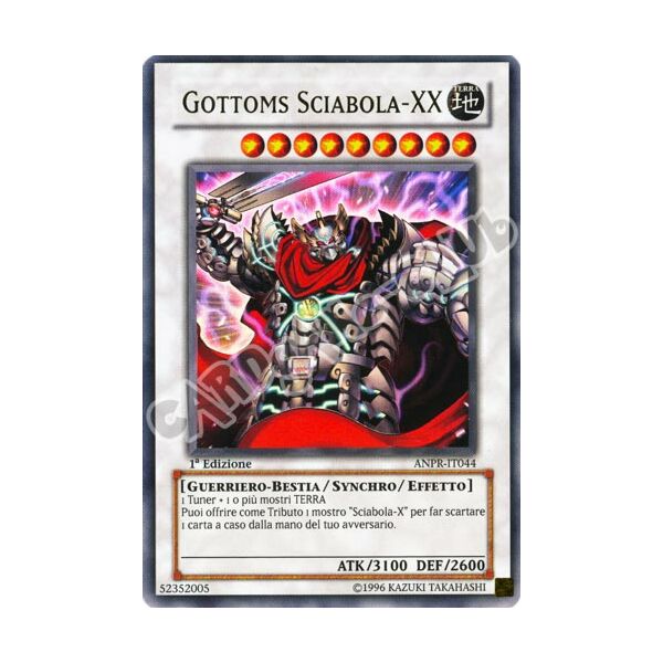 ANPR-IT044 Gottoms Sciabola-XX ultra rara 1a Edizione (IT) -NEAR MINT-