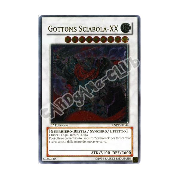 ANPR-IT044 Gottoms Sciabola-XX rara ultimate 1a Edizione (IT) -NEAR MINT-
