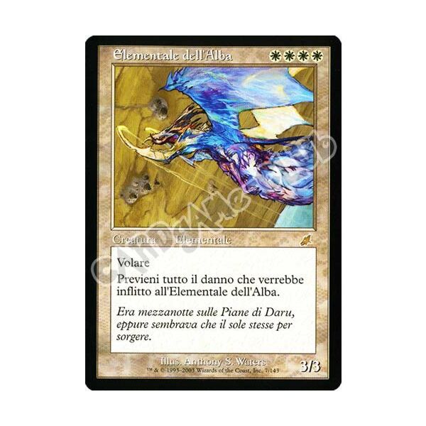 007 / 143 Elementale dell'Alba rara (IT) -NEAR MINT-