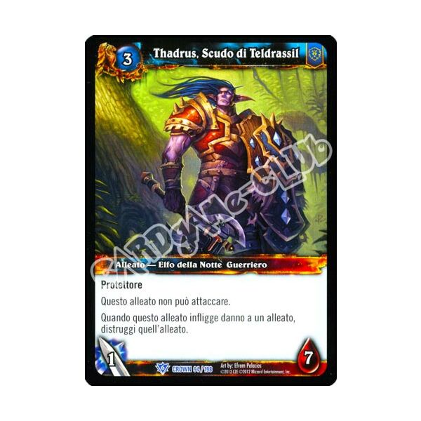 Thadrus, Scudo di Teldrassil rara (IT) -NEAR MINT-